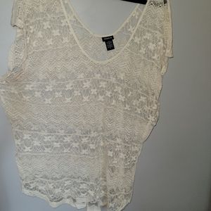 Lace over peice